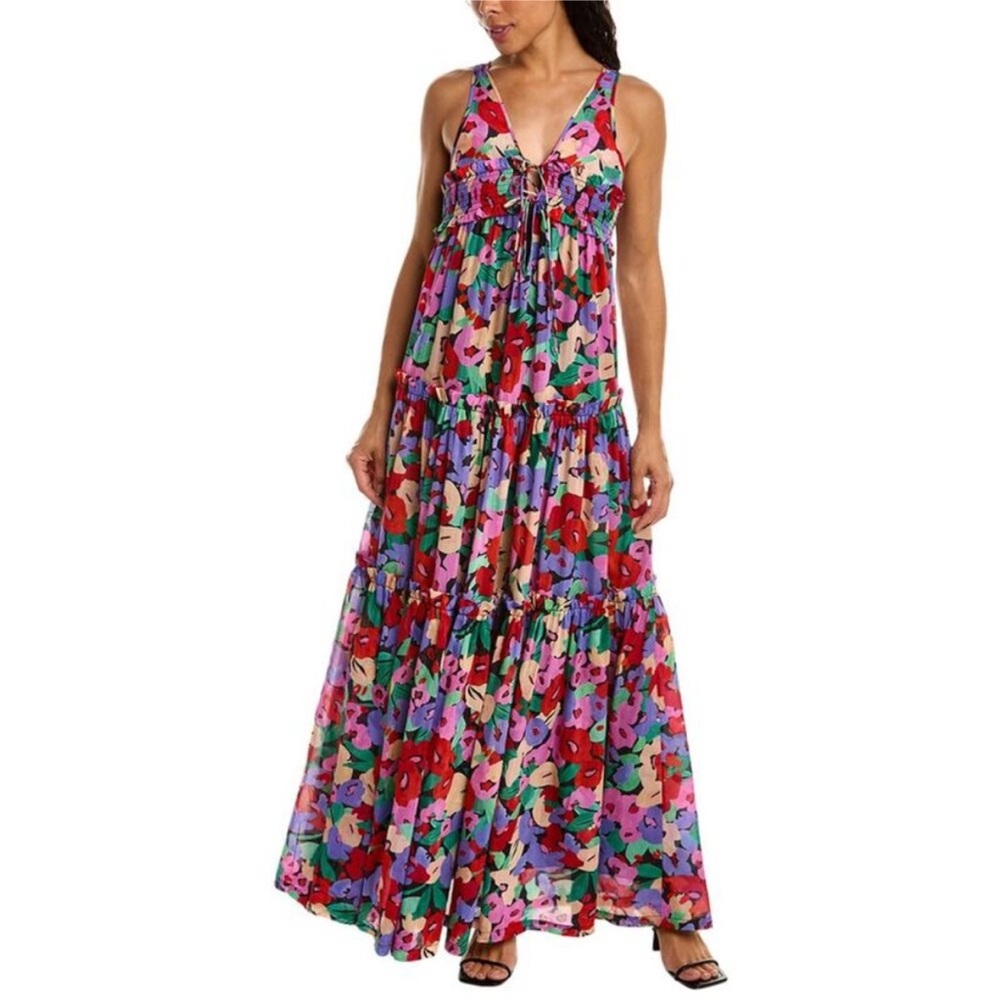 NICHOLAS Multicolor Floral Maxi Dress